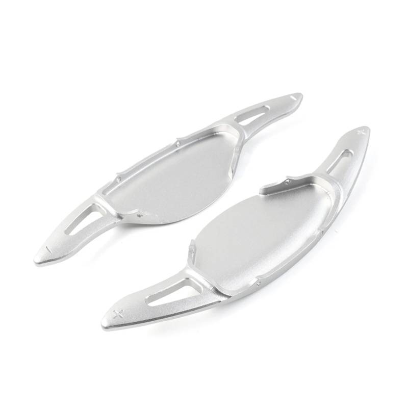 KANGBOZ Kompatibel Mit Nissan Für X-Trail Für Pathfinder Für Qashqai 2022 2023 Auto-Lenkrad-Controller Paddle Shifter Extend Car Universal Picks Auto Schaltwippen(Silver) von KANGBOZ