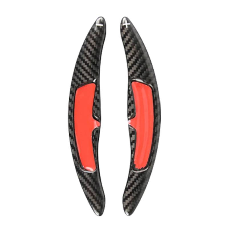 KANGBOZ Kompatibel Mit Porsche Für 991 Für Cayman 981 2013 2014 2015 2016 Carbonfaser-Auto-Lenkrad-Controller-Schalthebel-Verlängerungs-Schaltwippe Auto Schaltwippen von KANGBOZ