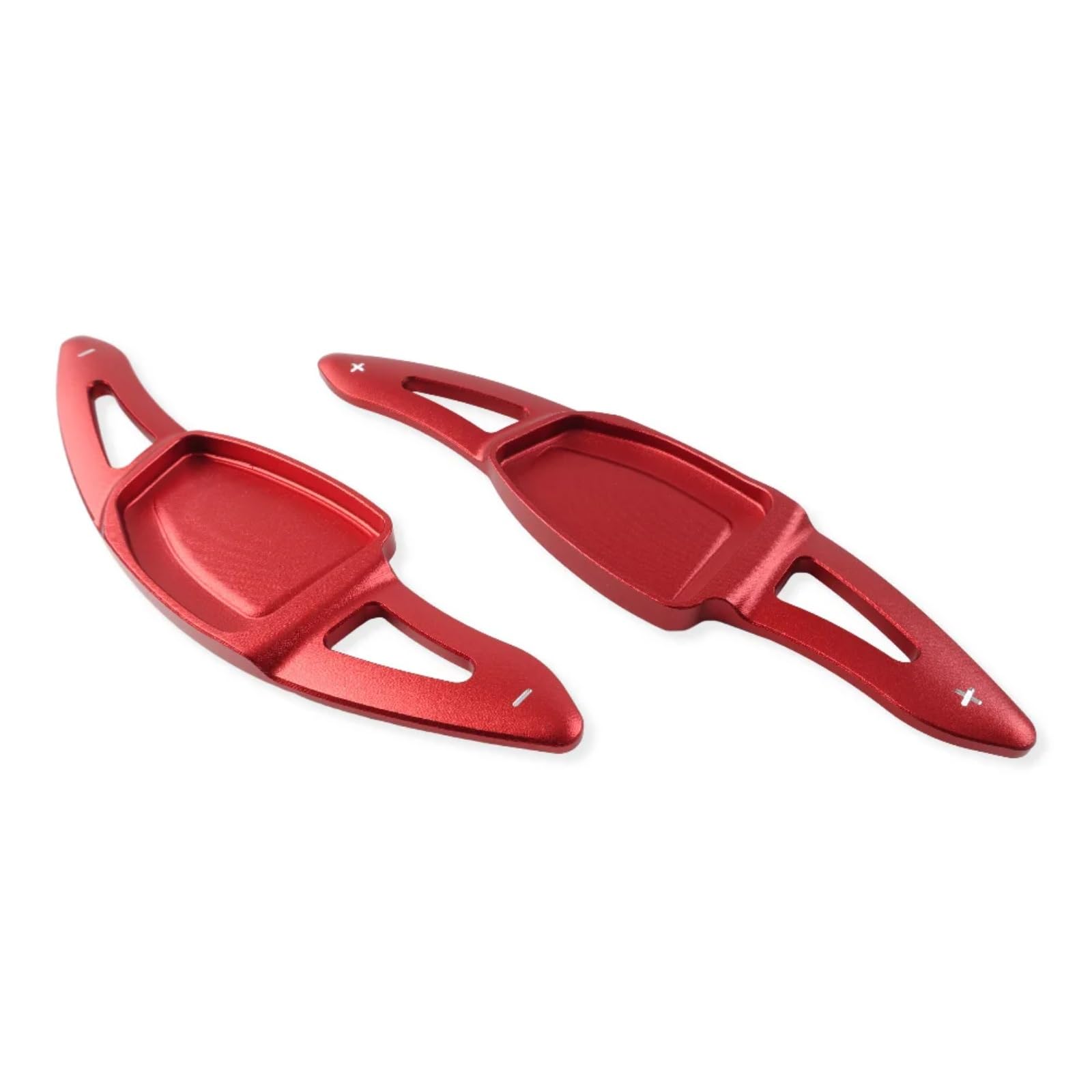 KANGBOZ Kompatibel Mit RS Für E-Tron GT 2021 2022 2023 Aluminium-Autoinnenteile Lenkrad-Schaltwippen-Verlängerungszubehör Auto-Universal-Picks Auto Schaltwippen(Red) von KANGBOZ