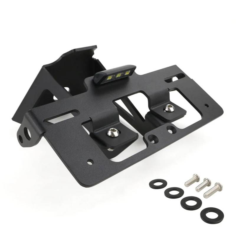 KANGBOZ Kompatibel Mit RS Für Tuono Für 660 2021-2024 Motorradzubehör Kennzeichenhalter Halterung Ordentlicher Kotflügel-Eliminator Motorrad-kennzeichenhalter von KANGBOZ