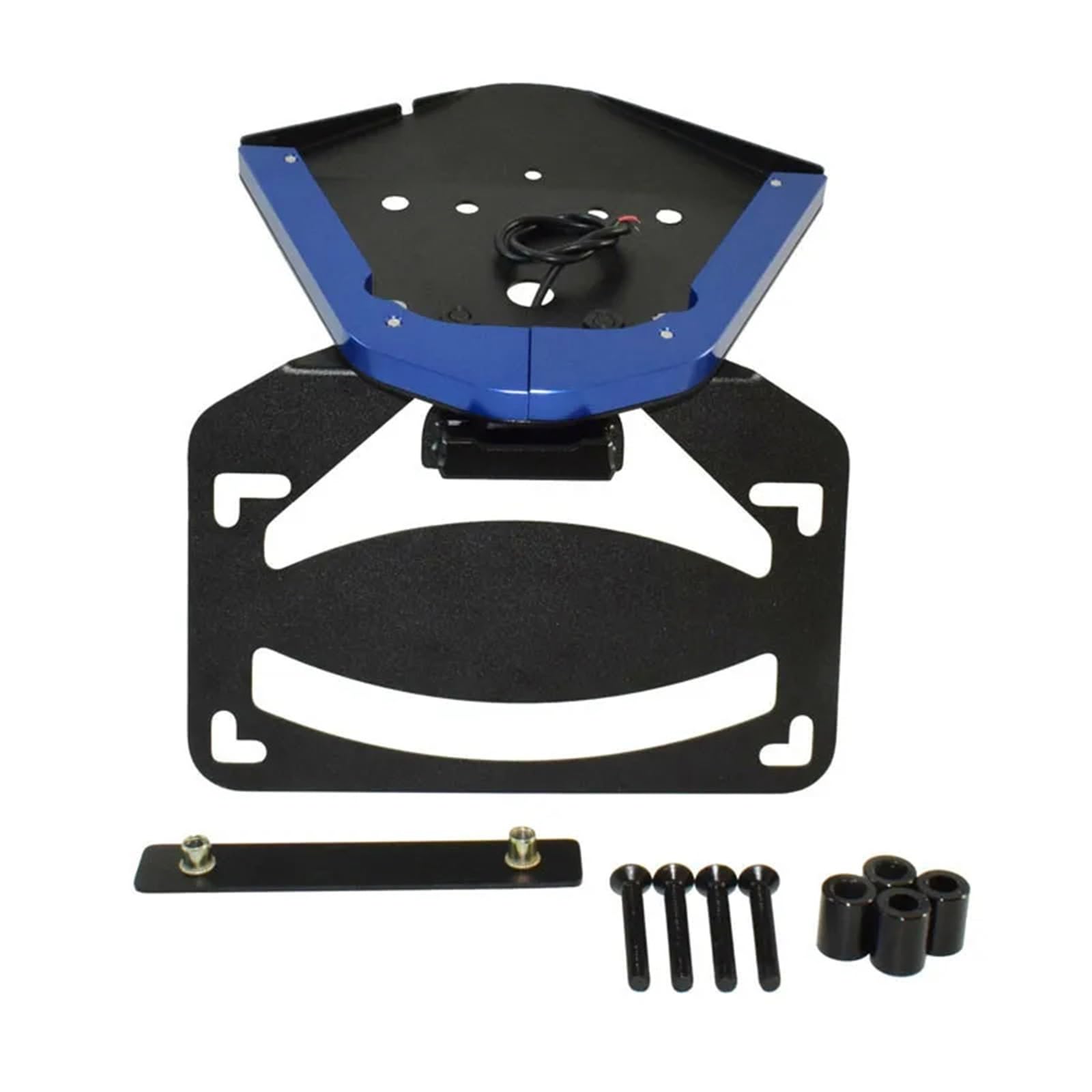 KANGBOZ Kompatibel Mit S1000RR 2019-2021 Motorrad-Rücklicht-Kennzeichenhalterung Kotflügel Eliminieren Ersatz-Kit Motorrad-kennzeichenhalter(Blue) von KANGBOZ