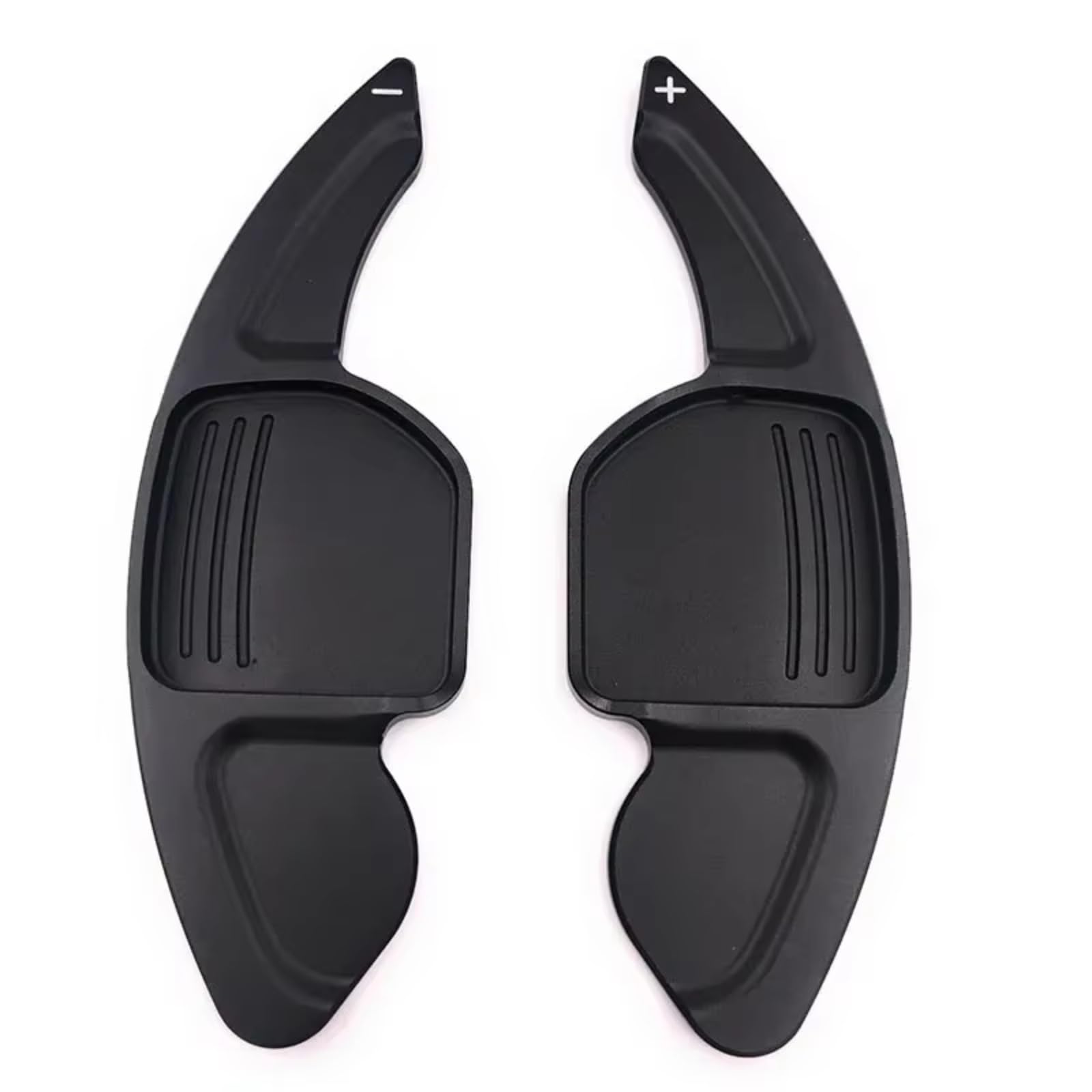 KANGBOZ Kompatibel Mit Seat Für Ibiza 6P 2017–2023 Für Arona 2018–2023 Schalthebelabdeckung Auto-Styling Schaltwippe Lenkrad-Verlängerungsschalthebel Auto Schaltwippen(Black) von KANGBOZ