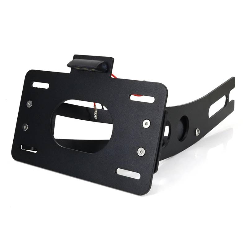 KANGBOZ Kompatibel Mit Shadow Für VT Für 600C 1988-2000 Seitlicher Kotflügel-Eliminator-Halter Seitlicher Kennzeichenhalter Motorrad-kennzeichenhalter von KANGBOZ