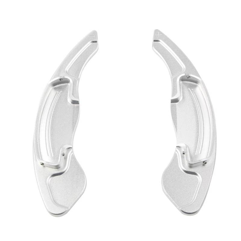 KANGBOZ Kompatibel Mit Spirior Für Acura TLX 2015–2017 Für Accord 2014–2019 Aluminium-Verlängerungsschaltabdeckung Auto-Lenkrad-Schaltwippenverlängerung Auto Schaltwippen(Silver) von KANGBOZ