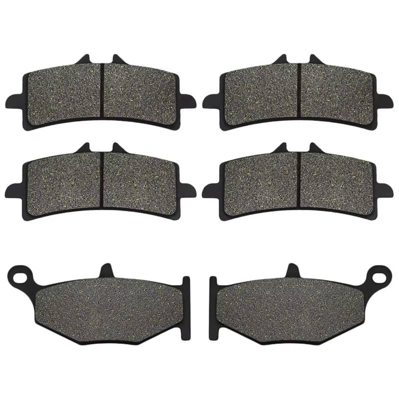 KANGBOZ Kompatibel Mit Suzuki Für GSX1300 2013 2014 2015 2016 2017 2018 2019 2020 Bremsbeläge Hinten Motorrad Vorne Hinten Bremsbelag Scheibenbremsbeläge Motorrad Bremsbeläge(Front and Rear) von KANGBOZ