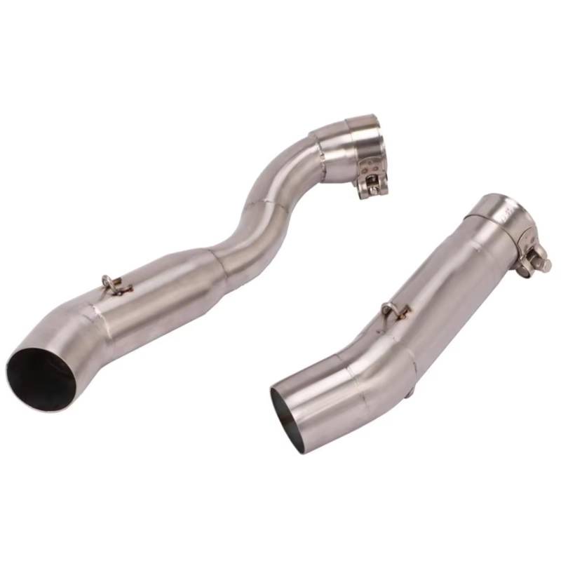 KANGBOZ Kompatibel Mit Suzuki Für GSXR1000 K9 K10 K11 2009 2010 2011 Motorradauspuff Mittelverbindungsrohr Slip-On-Motorradauspuffrohr Motorrad Auspuffrohr von KANGBOZ