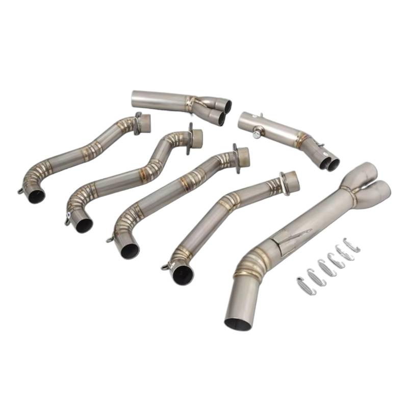 KANGBOZ Kompatibel Mit Suzuki Für GSXS1000 GSXS1000F 2015–2020 Motorrad-Auspuff-Vorderteil-Verbindungsrohr Für Connect Muffler Motorrad-Auspuffrohr Motorrad Auspuffrohr von KANGBOZ