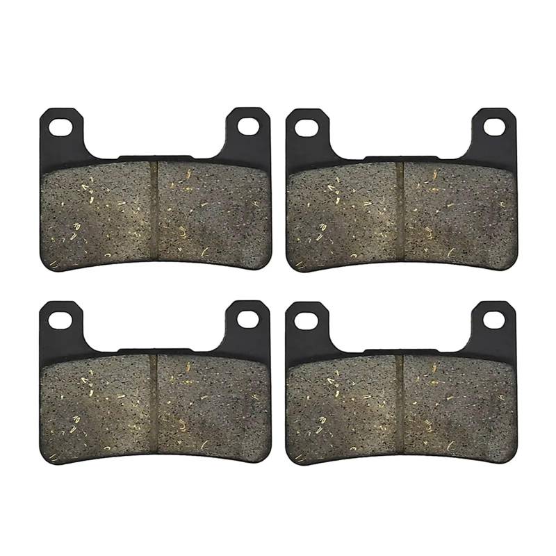 KANGBOZ Kompatibel Mit Suzuki Für M1800RZ Für VZR 1800 ZK7/ZK8/ZL1/ZL2 Für Intruder 2007 2008 2009 2012 2012 2012 2013 Motorrad Vorne Heckbremsbeläge Motorrad Bremsbeläge(2 Pairs Front) von KANGBOZ