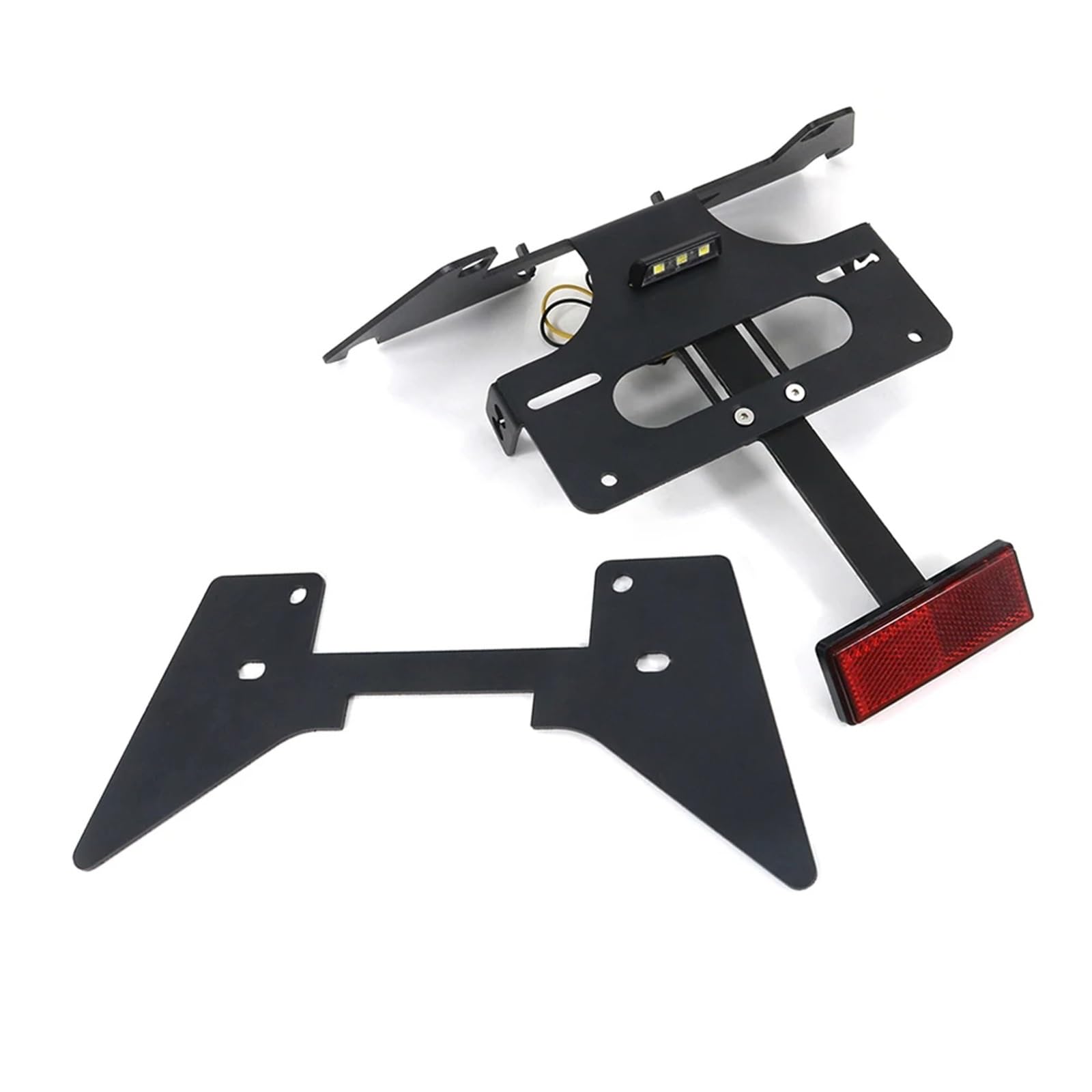 KANGBOZ Kompatibel Mit Suzuki Für SV650 Für SV650S Für SV650F 2003-2015 Kennzeichenhalter Motorrad-Kotflügel-Eliminator-Heckplatte Motorrad-kennzeichenhalter(with Reflector) von KANGBOZ