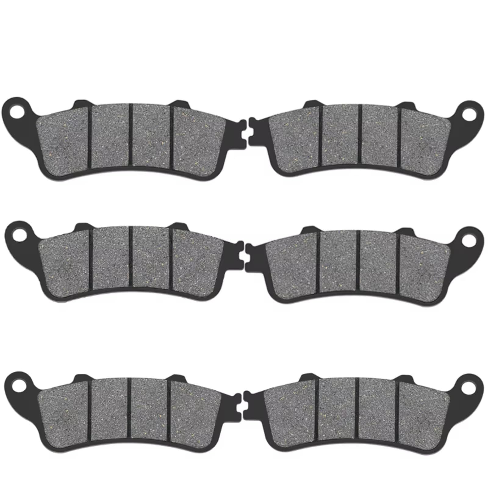 KANGBOZ Kompatibel Mit VT 1300 CTA Für Interstate 2015 Für GL 1800 A1-A5 2002 2003 2004 2005 2006 2007 2008 2009 Motorrad-Heckbremsbeläge Motorrad Bremsbeläge(3 Pairs) von KANGBOZ