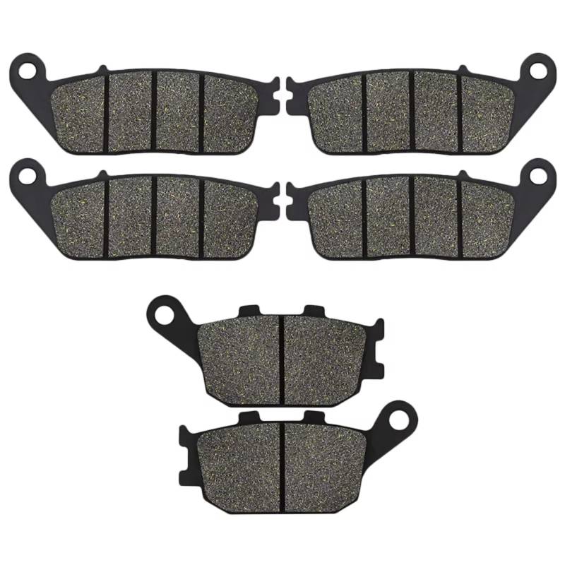 KANGBOZ Kompatibel Mit VTX 1300 C/R/S/T 2003 2004 2005 2006 2007 2008 2009 2010 2011 2012 2013 Motorrad Vorne Hinten Bremsbelag Scheibenbremsbeläge Motorrad Bremsbeläge(Front and Rear) von KANGBOZ