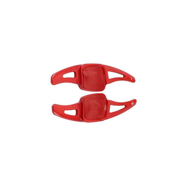 KANGBOZ Kompatibel Mit VW Für C-Trek Für Tharu Für Touran 2017–2020 Für Sharan 2018–2020 Auto-Lenkrad-Controller Paddle Shift Shifter-Verlängerung Auto Schaltwippen(Red) von KANGBOZ