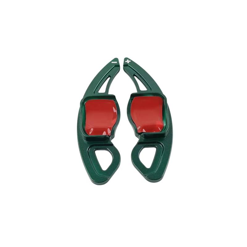 KANGBOZ Kompatibel Mit VW Für Polo 6R 2010–2014 Für Sharan 2012–2016 Verlängerungsschaltabdeckung Auto-Lenkradsteuerung Schaltwippenteile Zubehör Auto Schaltwippen(Green) von KANGBOZ