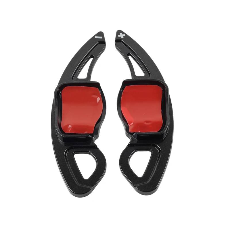 KANGBOZ Kompatibel Mit VW Für Touareg 2011–2016 Für CC 2008–2017 Verlängerungs-Schaltabdeckung Auto-Lenkrad-Schaltwippen-Verlängerung Upgrade des Autoinnenraums Auto Schaltwippen(Black) von KANGBOZ