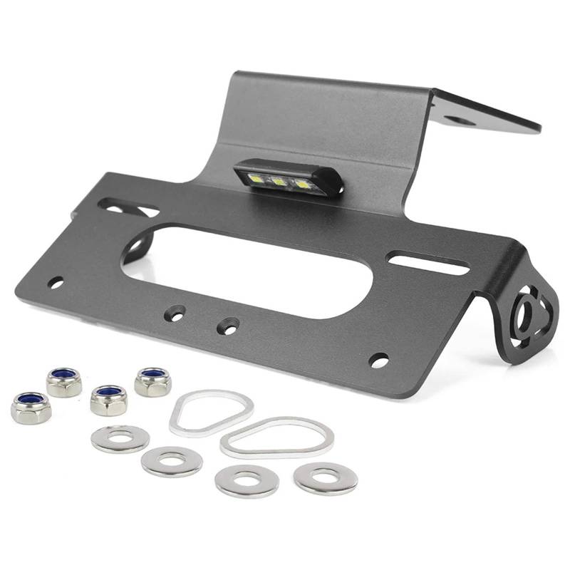 KANGBOZ Kompatibel Mit XJ6 Für Diversion Für N Für F 2009-2016 Kennzeichenrahmenhalter Halterung Heckklappe Kotflügelabweiser Kennzeichen Motorrad-kennzeichenhalter(Without Reflector) von KANGBOZ