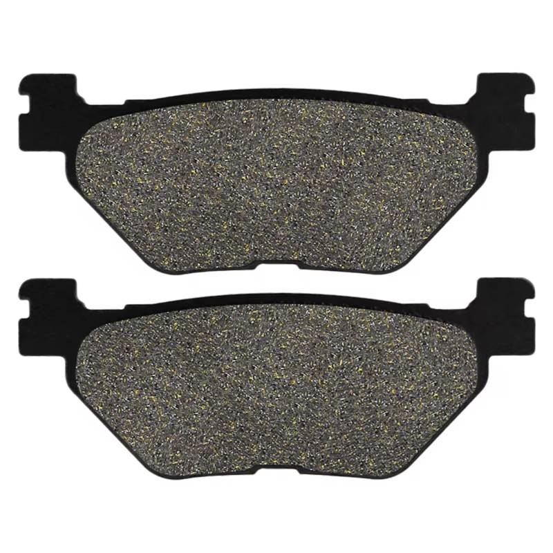 KANGBOZ Kompatibel Mit XVS 1300 AW/AX Für V-Star 2007 2008 2009 2010 2011 2012 2013 2014. Hintere Bremsbeläge, Motorradbremse Vorne Und Hinten Motorrad Bremsbeläge(Rear) von KANGBOZ