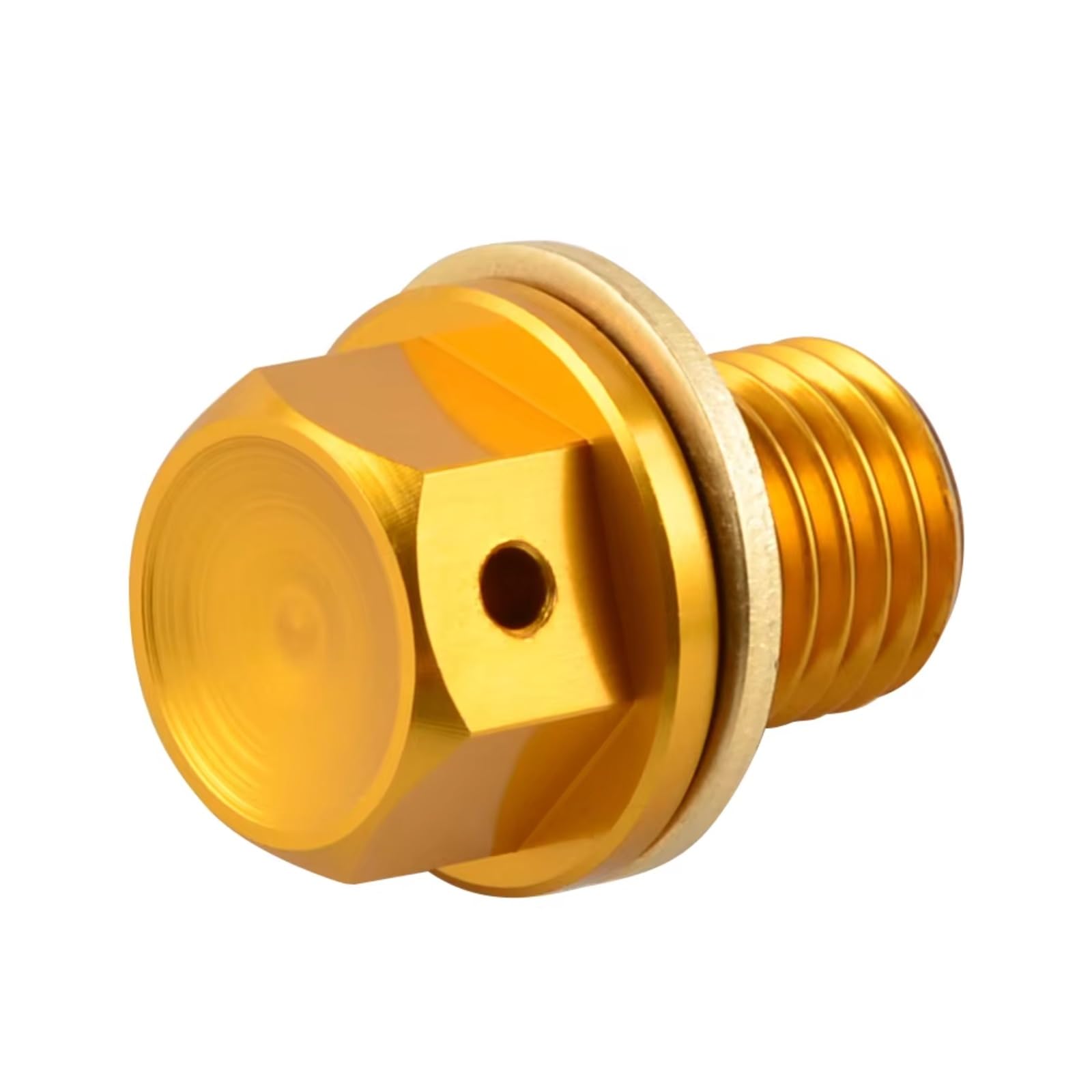 KANGBOZ Kompatibel Mit YZ400F 426F 1998–2002, Für YZ465 1980–1981, Für YZ490 1982–1985, Motorrad-Schraube, Magnetische Ablassschraube, Bolzenschraube Motorrad Schraubenset(Yellow) von KANGBOZ