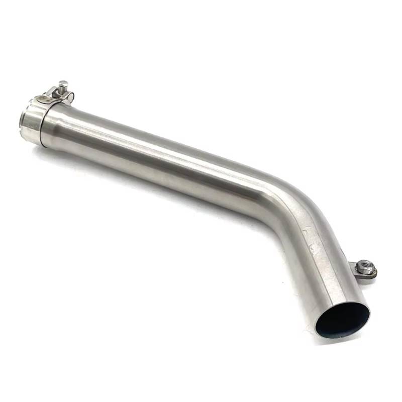 KANGBOZ Kompatibel Mit Yamaha Für FZ6 2004–2011 Motorradauspuff Für Fluchtsysteme 51 Mm Schnittstelle Mittelverbindungsrohr Ändern Motorrad Auspuffrohr von KANGBOZ