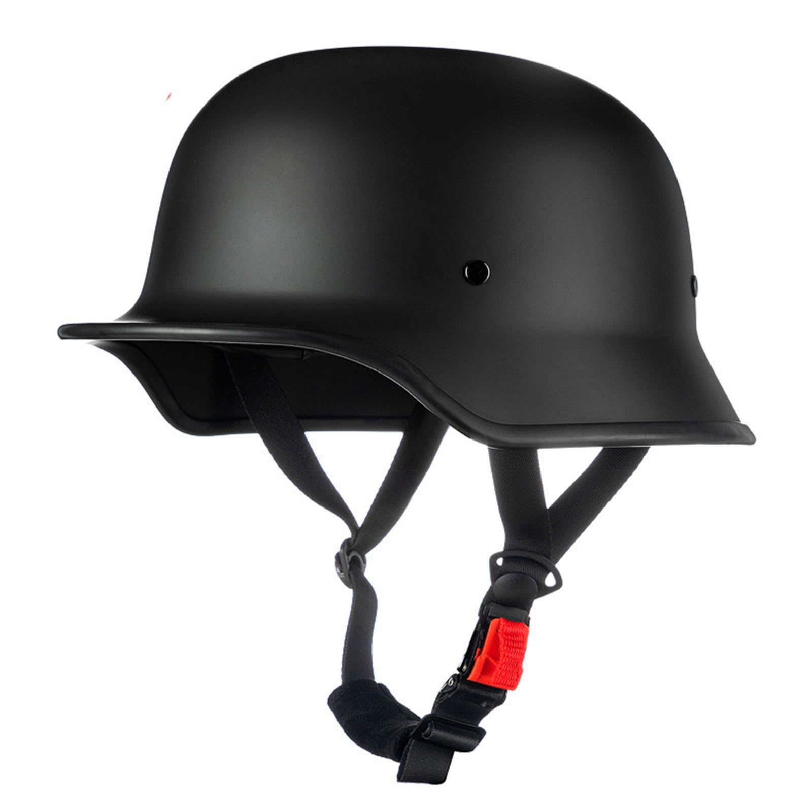 Halbhelme Motorradhelm, Halbschalenhelm Mit Ece Genehmigt, Vintage Deutsche Motorrad Halbhelme, Retro Jethelm, Offnen Helm, Brain-Cap Halbschale, Erwachsene Herren Damen G,XL=(61-62CM) von KANMUASD
