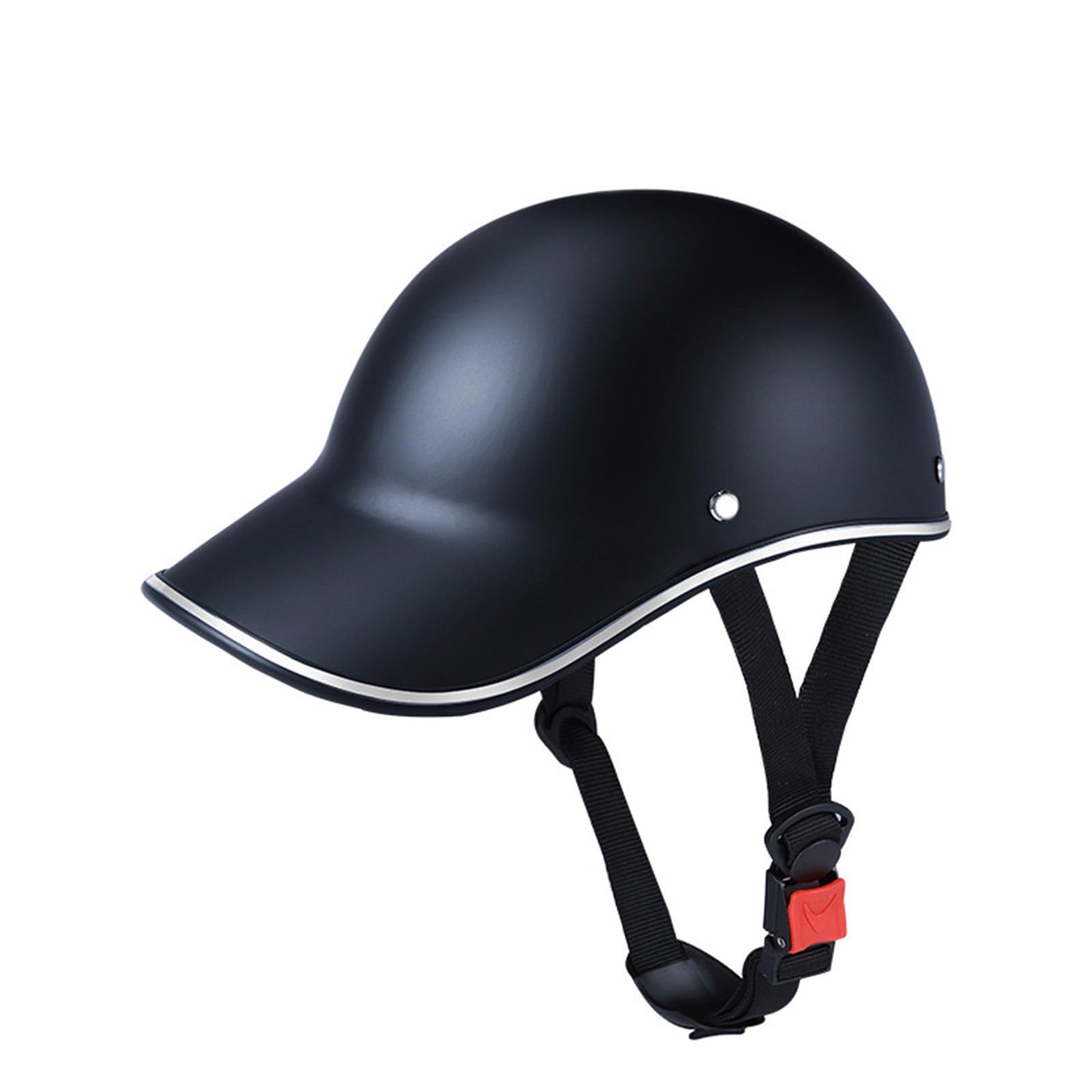 Halbschalenhelm, Baseballkappenhelm Mit ECE Zulassungiber, Brain-Cap Halbschale Helm, Jet-Helm Scooter-Helm Retro Motorradhelm Für Herren Damen Cruiser Chopper Biker Moped B Halbschalenhelm, Baseballkappenhelm Mit ECE Zulassungiber, Brain-Cap Halbschale Helm, Jet-Helm Scooter-Helm Retro Motorradhelm Für Herren Damen Cruiser Chopper Biker Moped B von KANMUASD