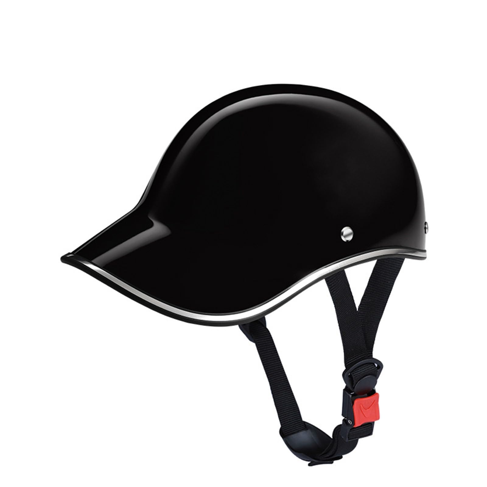 Halbschalenhelm, Baseballkappenhelm Mit ECE Zulassungiber, Brain-Cap Halbschale Helm, Jet-Helm Scooter-Helm Retro Motorradhelm Für Herren Damen Cruiser Chopper Biker Moped C Halbschalenhelm, Baseballkappenhelm Mit ECE Zulassungiber, Brain-Cap Halbschale Helm, Jet-Helm Scooter-Helm Retro Motorradhelm Für Herren Damen Cruiser Chopper Biker Moped C von KANMUASD