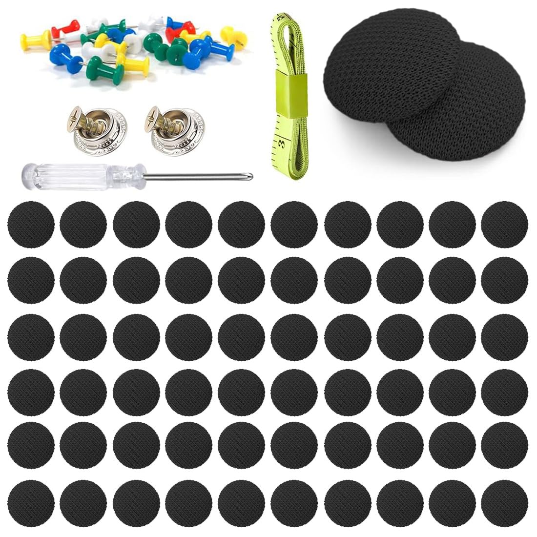 Dachhimmel Reparatur Set Schwarz, 65 stück Auto Dachhimmel Reparatur Set, Dachhimmel Reparaturset Dachhimmel Reparatur Set Schwarz, 65 stück Auto Dachhimmel Reparatur Set, Dachhimmel Reparaturset von KANOSON