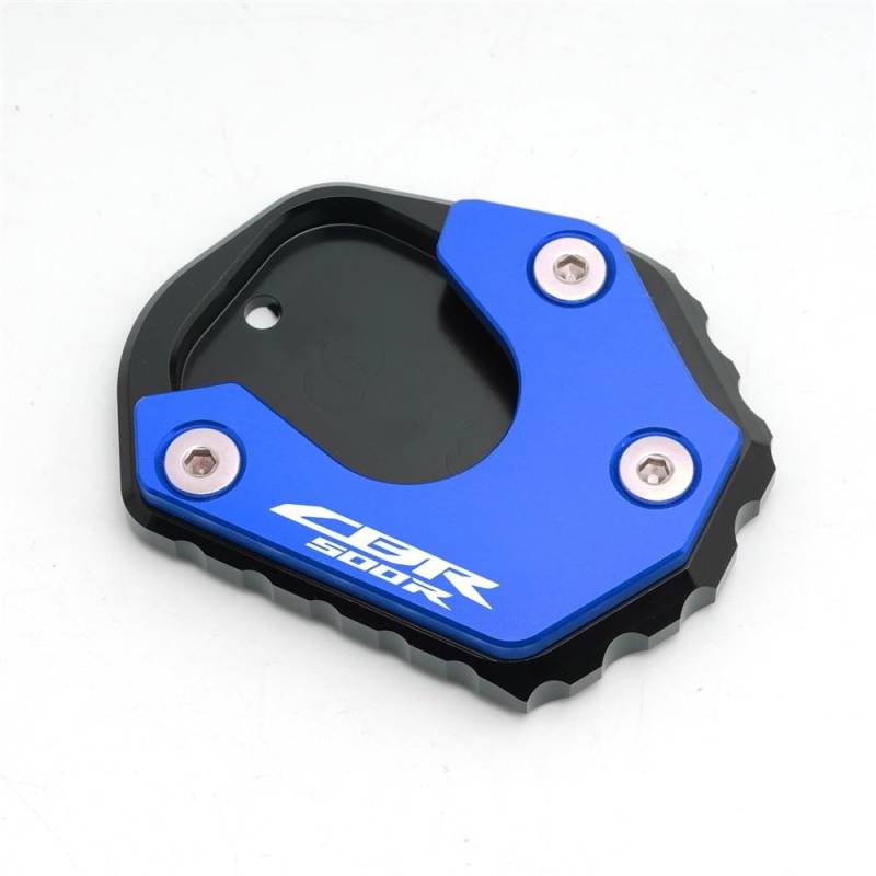 KARDAS Für CBR 500 R 500R CBR500R 2013-2022 2023 Motorrad CNC Aluminium Ständer Verlängerung Fuß Seite Stehen Pad Platte Vergrößerer(B Blue) von KARDAS