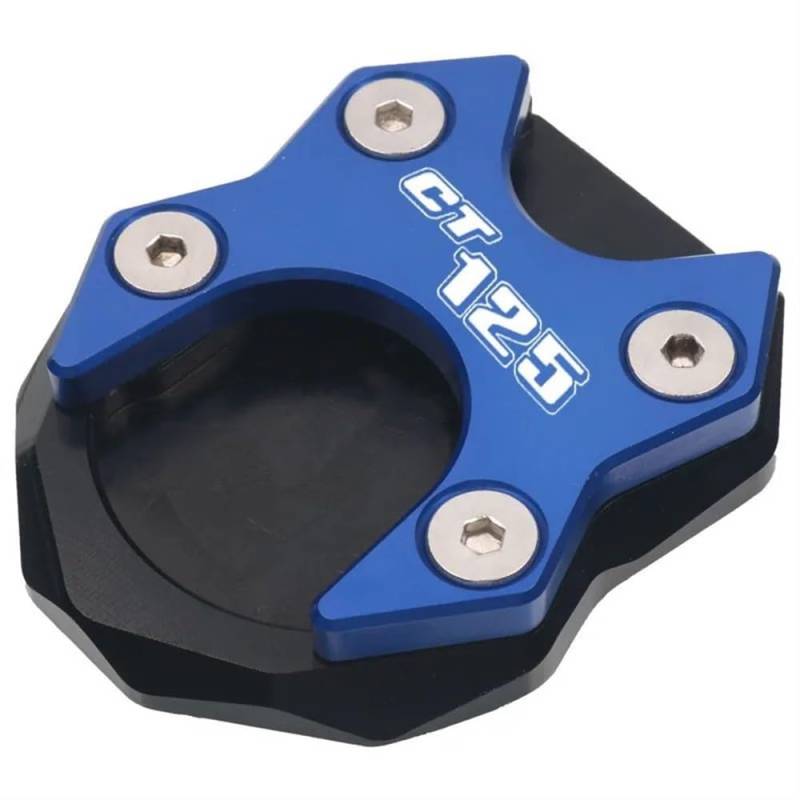 KARDAS Für CT125 CT 125 2020 2021 Motorrad Zubehör CNC Ständer Fuß Seite Stehen Verlängerung Pad Unterstützung Platte Vergrößern(Blue) von KARDAS
