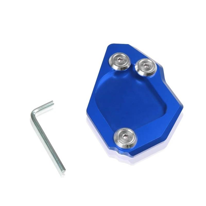 KARDAS Für F650GS F650 GS F 650GS 650 GS 2007-2014 Motorrad Seitenständer Verlängerungspads Ständerschutz Vergrößerungsträgerplatte(Blue) von KARDAS