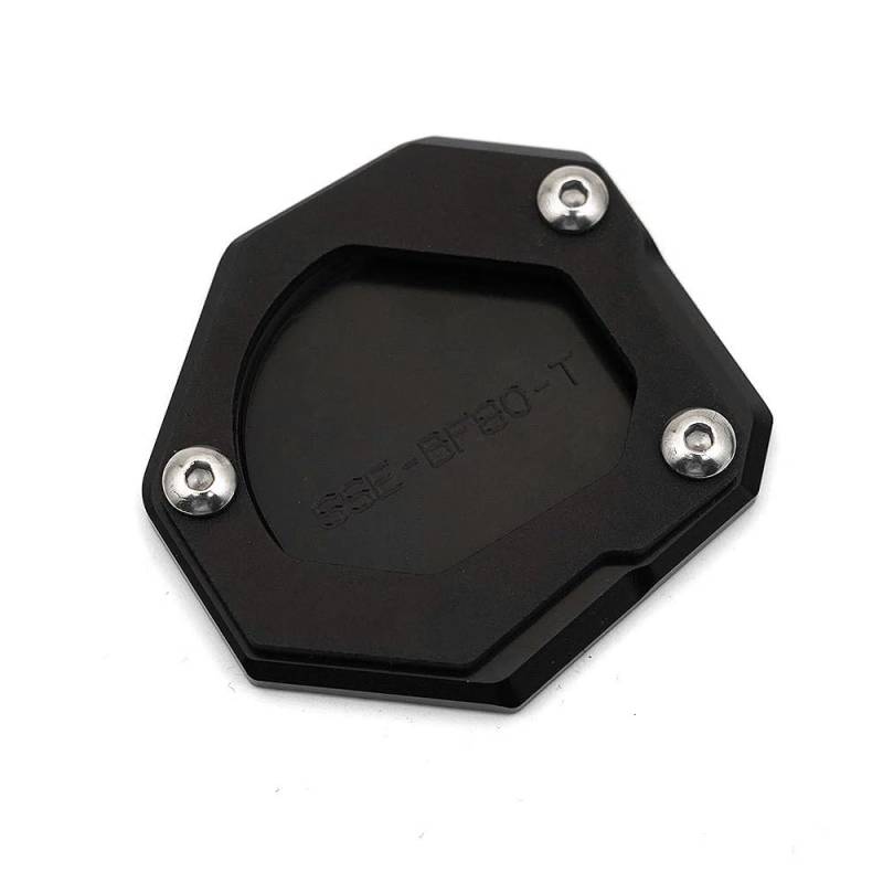 KARDAS Für F800GS F800 GS 2008-2015 2016 2017 2018 CNC Motorrad Kickstand Erweiterung Seitenständer Vergrößern Platte(Black) von KARDAS