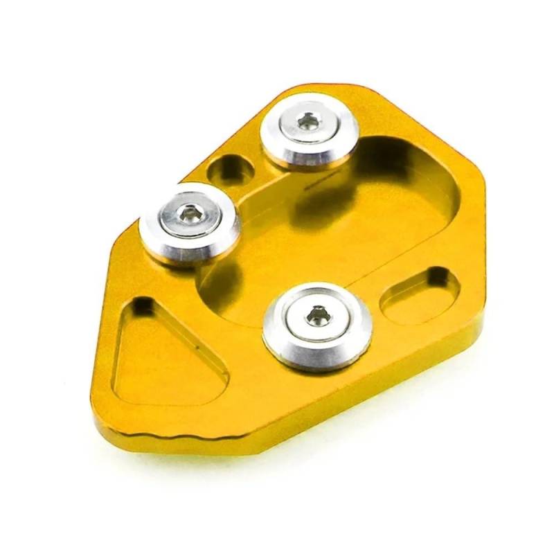 KARDAS Für F800R 2009-2015 HP2 Sport 2008-2010 R1200S 2006-2008 Motorrad CNC Seitenständer Vergrößerer Ständer Vergrößerungsplatte Verlängerungspad(Gold) von KARDAS