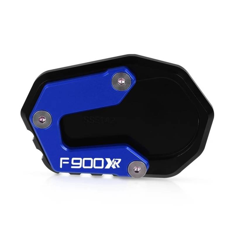 KARDAS Für F900R F900XR F 900R 900XR 2020-2023 Motorradzubehör Ständerstützplatte Fußseitenständer Vergrößern Verlängerungspolster(F900XR Blue) von KARDAS