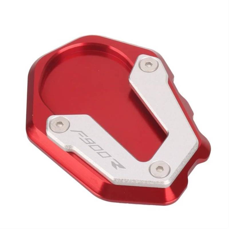 KARDAS Für F900R F900XR F900 R XR F 900R 900XR 2020 2021 2022 2023 Motorrad CNC Kickstand Seitenständer Ständer Erweiterung Enlarger Pad(F900R Red) von KARDAS