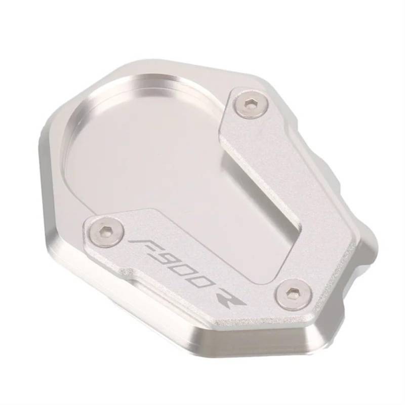 KARDAS Für F900R F900XR F900 R XR F 900R 900XR 2020 2021 2022 2023 Motorrad CNC Kickstand Seitenständer Ständer Erweiterung Enlarger Pad(F900R Silver) von KARDAS