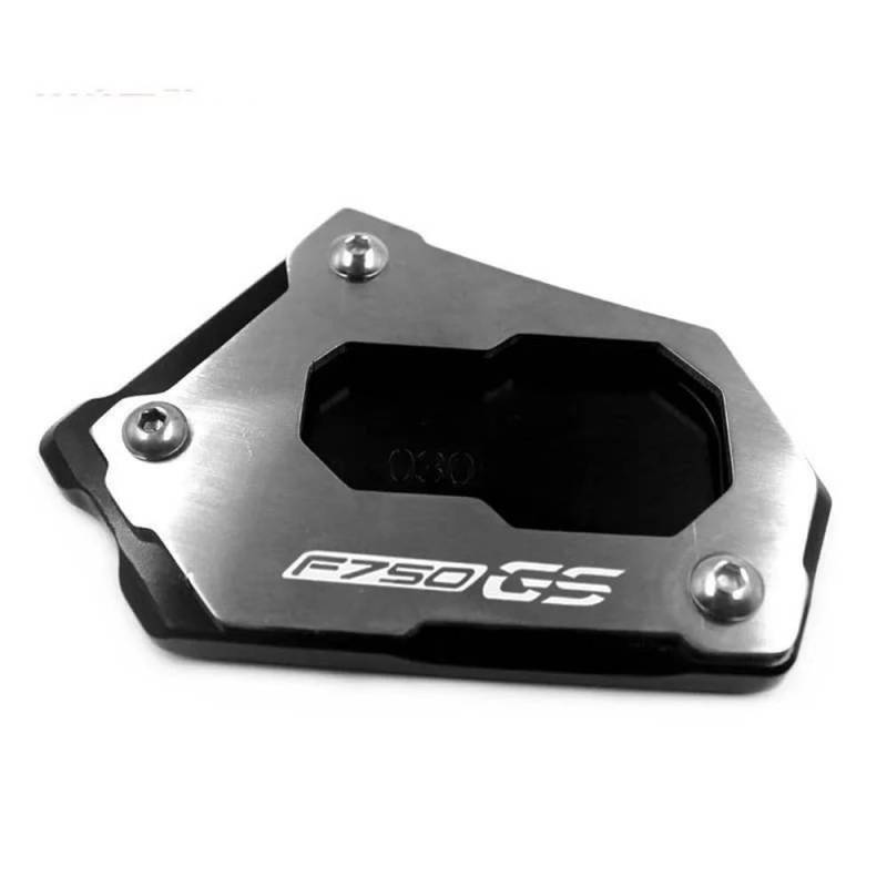 KARDAS Für Motorradzubehör Ständer Seitenständer Verlängerung Fußpolster Unterstützung F850GS F 850 ​​GS F750GS F850 GS F 750 GS 2017-2023(Black-F750GS) von KARDAS