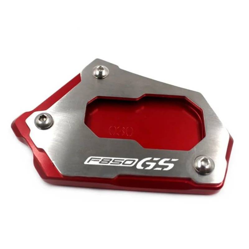 KARDAS Für Motorradzubehör Ständer Seitenständer Verlängerung Fußpolster Unterstützung F850GS F 850 ​​GS F750GS F850 GS F 750 GS 2017-2023(Red-F850GS) von KARDAS