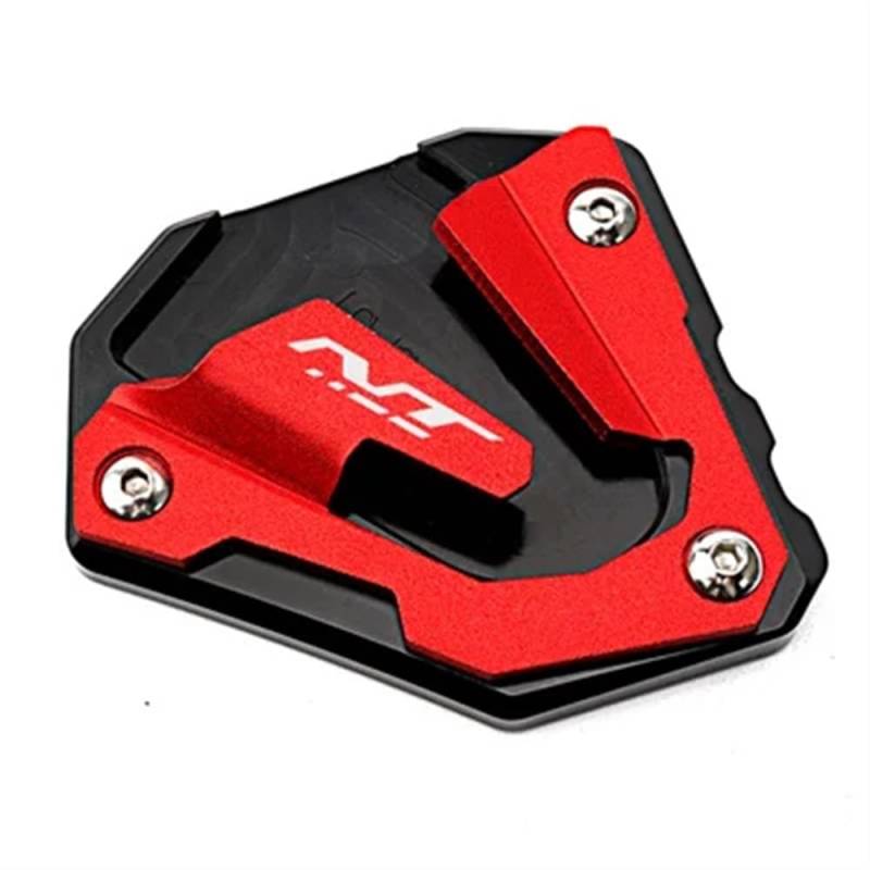 KARDAS Für NT 1100 NT1100 Nt1100 2021-2023 Motorrad Zubehör CNC Ständer Fuß Seite Stehen Verlängerung Pad Unterstützung Platte(Red) von KARDAS