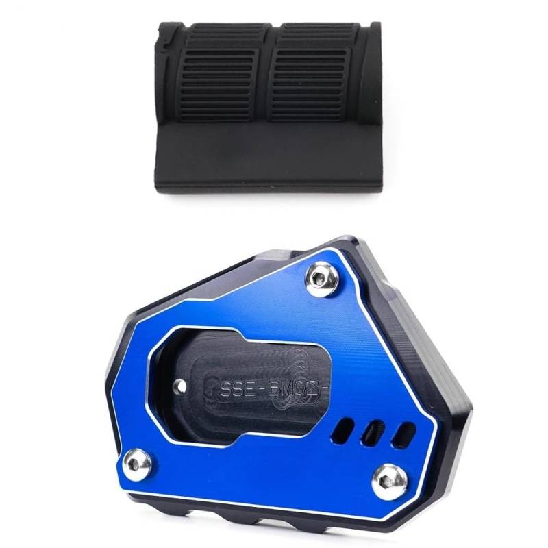 KARDAS Für R 1200 1250 GS LC R1200GS R 1200GS ADV R1250GS Abenteuer HP Motorrad Ständer Seitenständer Verlängerung Pedalabdeckung(1set Blue) von KARDAS