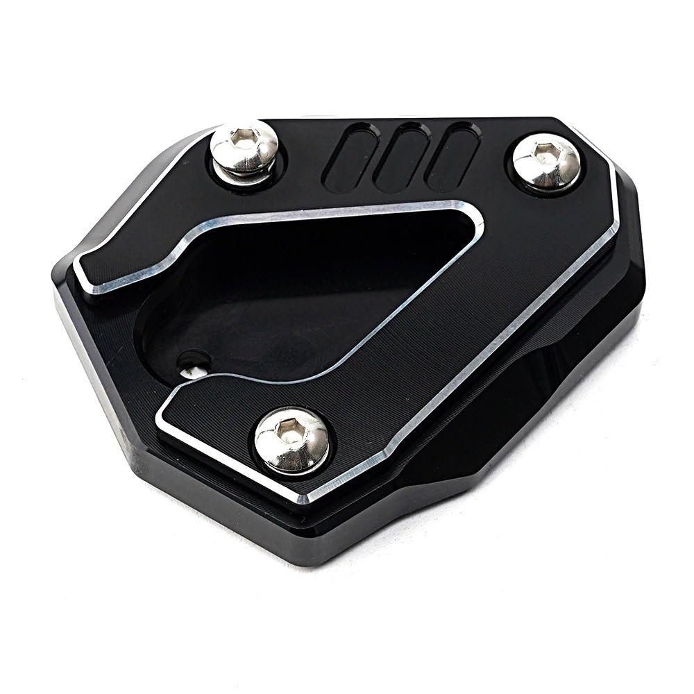 KARDAS Für S1000 RR S1000RR S 1000 RR 2019-2020 2021 2022 2023 2024 Motorrad Ständer Seitenständer Verlängerung Vergrößern Pad Schlüsselanhänger(A Kickstand Black) von KARDAS
