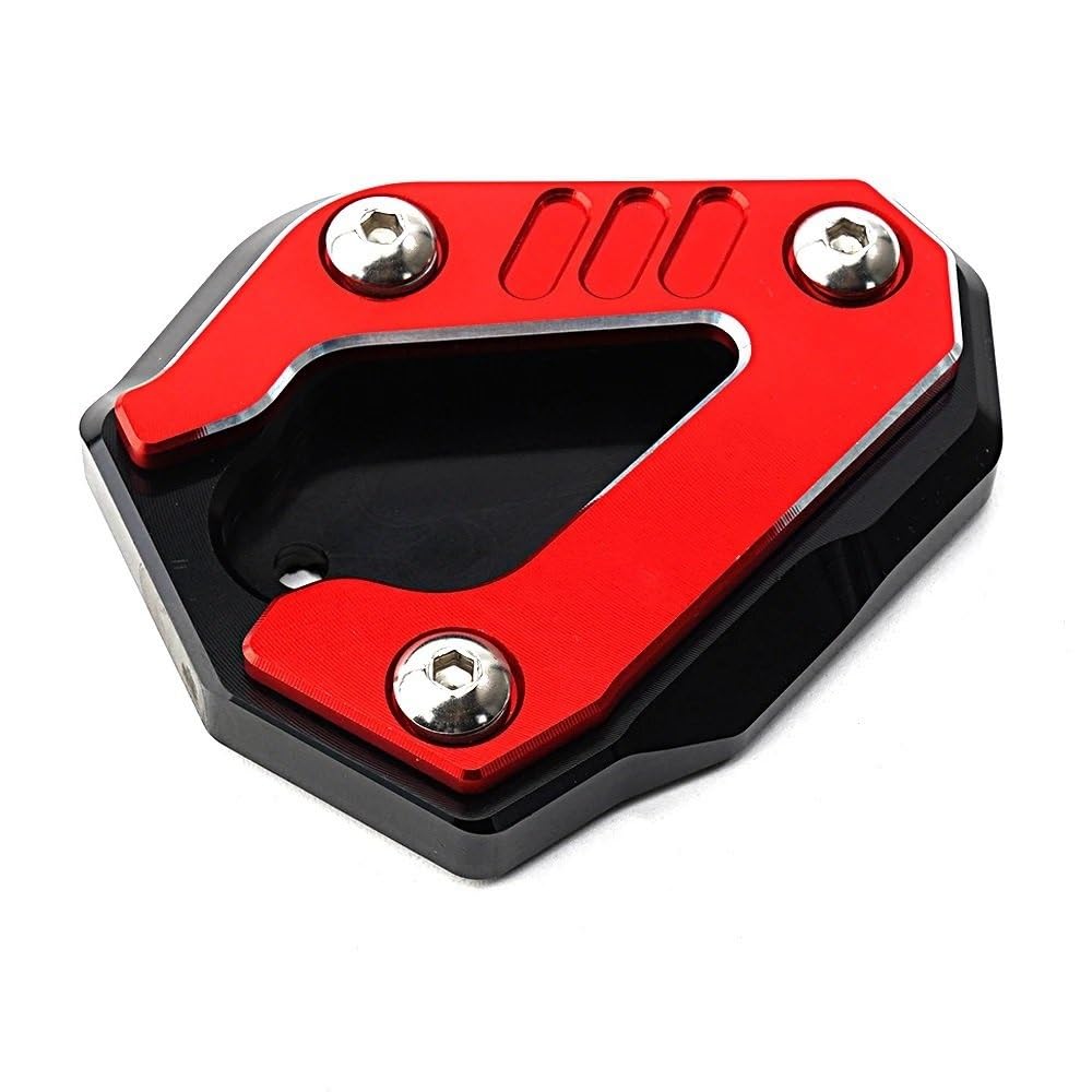 KARDAS Für S1000 RR S1000RR S 1000 RR 2019-2020 2021 2022 2023 2024 Motorrad Ständer Seitenständer Verlängerung Vergrößern Pad Schlüsselanhänger(A Kickstand Red) von KARDAS
