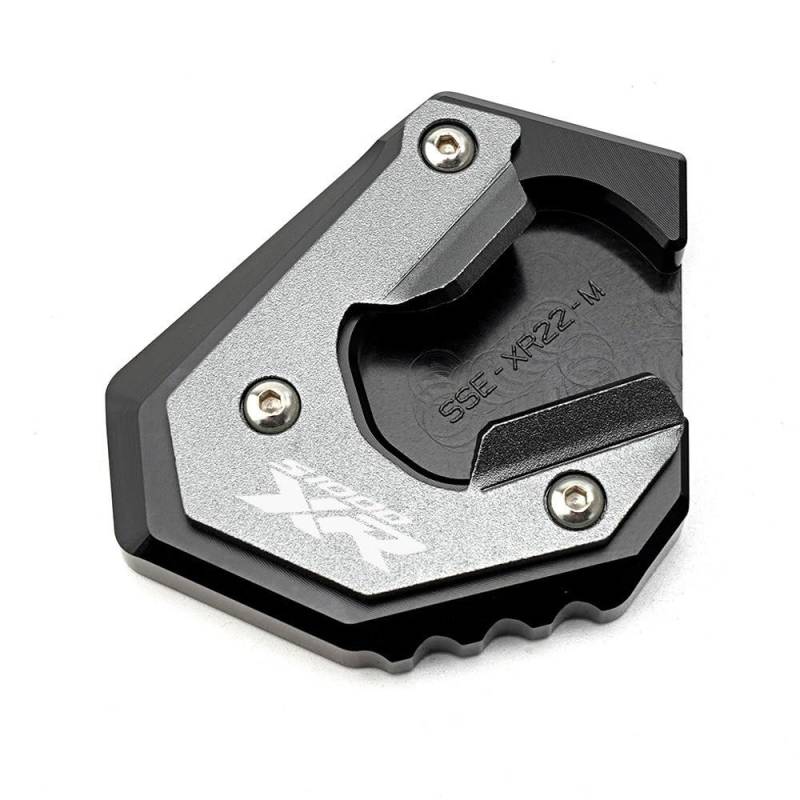 KARDAS Für S1000XR S 1000 XR S 1000XR 2017-2023 Motorradzubehör Ständer Seitenständerverlängerung Vergrößerungspad Reifenventilkappen(Grey(2020-2022)) von KARDAS