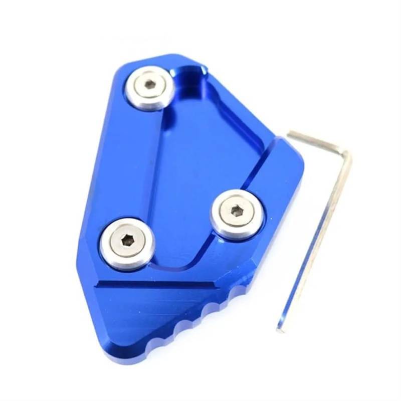 KARDAS Für Suzuki GSXR1000 GSX-R1000 GSXR 1000 GSX R1000 2009-2016 Motorrad CNC Kickstand Fuß Seitenständer Verlängerung Stützplatte Pad(Blue) von KARDAS