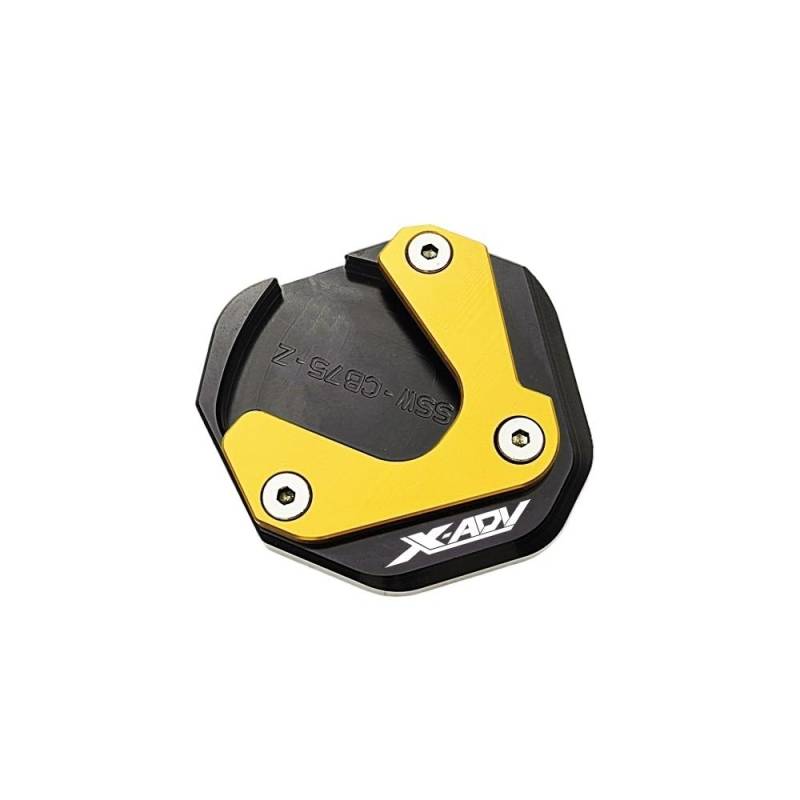 KARDAS Für X ADV XADV X-ADV 750 XADV750 2017-2022 2023 2024 CNC Motorrad Kickstand Seite Stehen Verlängerung Pad Vergrößerungs Platte(2017-2020 Gold) von KARDAS