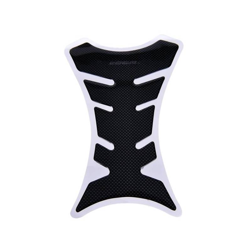 Motorrad Tank Gummi Pads Universeller Fishbone Motorrad Tankpad Tankpad Schutzaufkleber von KARDAS