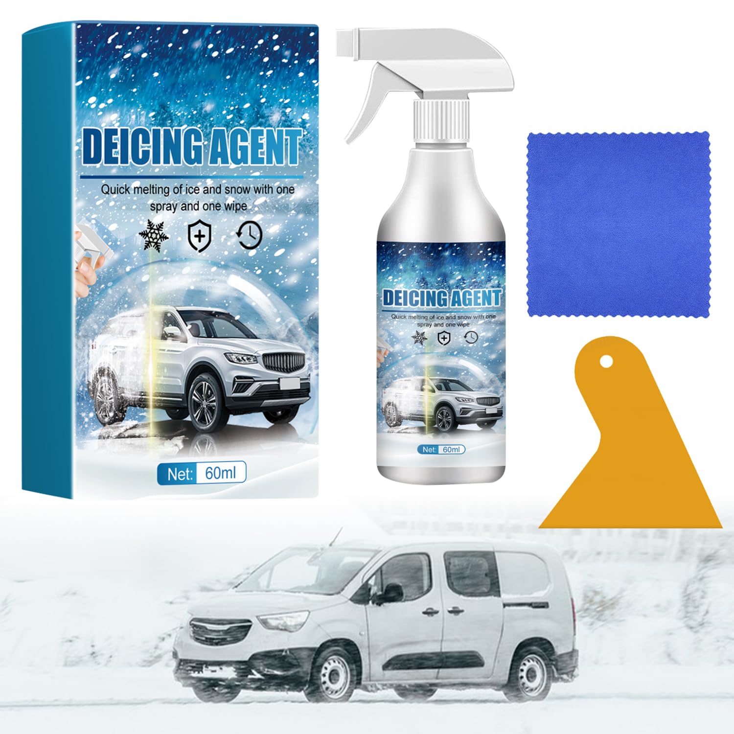 KARELLS Enteiserspray Auto Scheibe,Entfroster Spray Auto,Scheibenenteiser Spray,Scheiben Entfroster,Auto Schneeschmelzspray Enteisungsmittel Auto für Auto-Scheiben Spiegel Scheinwerfer KARELLS Enteiserspray Auto Scheibe,Entfroster Spray Auto,Scheibenenteiser Spray,Scheiben Entfroster,Auto Schneeschmelzspray Enteisungsmittel Auto für Auto-Scheiben Spiegel Scheinwerfer von KARELLS