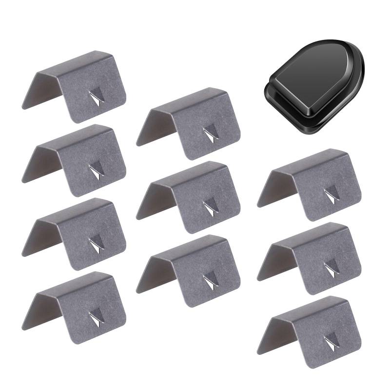 Wind Regen Deflektor Clips,Windabweiser Clips,Wind Deflector Fitting Clip,Auto Windabweiser Halteklammern,Windabweiser Befestigungsclips,Auto Wind Regen Abweiser Kanal Befestigung Halteklammern,10Pcs von KARELLS