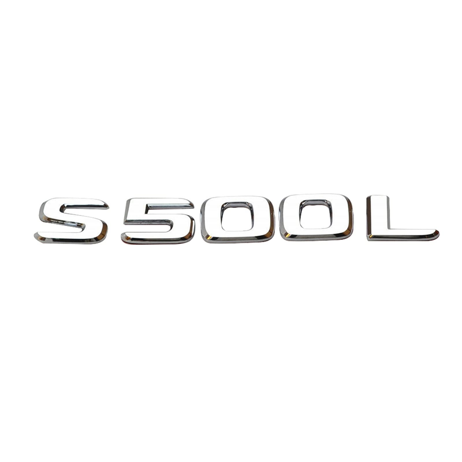 Auto hinteren Kofferraum S320 S400 S450 S500 S600 Verlängerte Standardaufkleber -Anpassung for Mercedes Benzs Klasse Logo -Nummernbuchstaben genannt (Color : S500L) von KARFRI