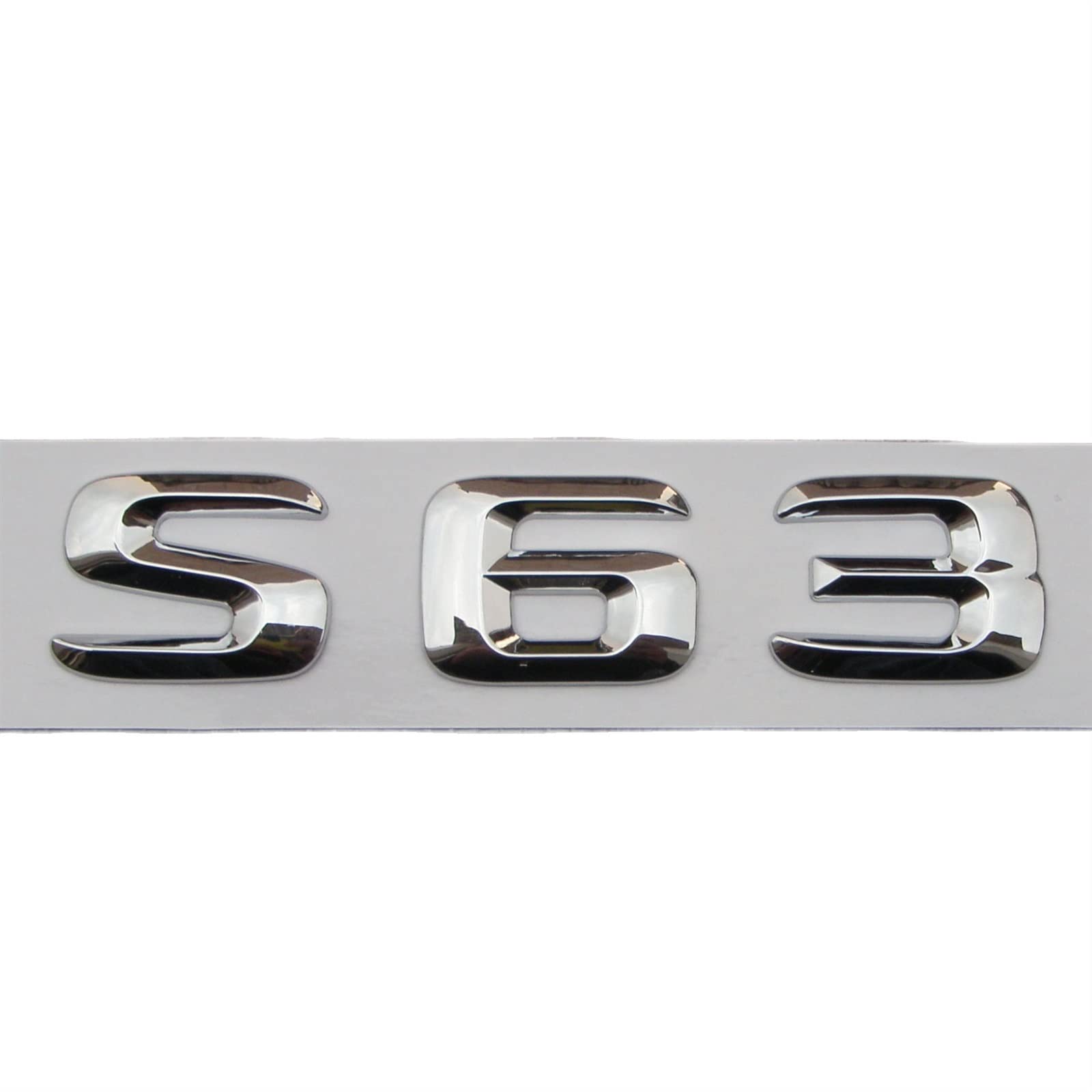 Chrom 3D ABS-Kunststoff Kofferraum hinten Buchstaben Abzeichen Emblem Aufkleber Aufkleber passend for Mercedes Benz S-Klasse S63 AMG Chrom 3D ABS-Kunststoff Kofferraum hinten Buchstaben Abzeichen Emblem Aufkleber Aufkleber passend for Mercedes Benz S-Klasse S63 AMG von KARFRI
