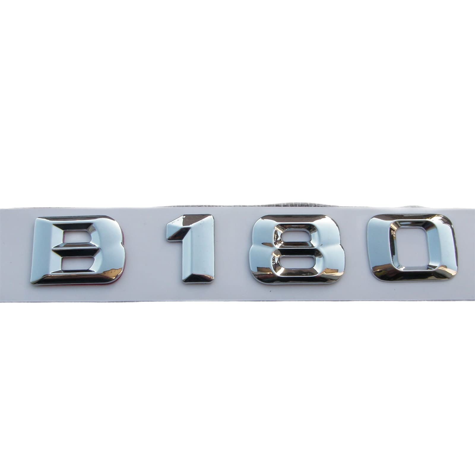 Chrom 3D ABS Kunststoff Kofferraum hinten Buchstaben Abzeichen Emblem Aufkleber Aufkleber passend for Mercedes Benz W246 W242 B Klasse B180 Chrom 3D ABS Kunststoff Kofferraum hinten Buchstaben Abzeichen Emblem Aufkleber Aufkleber passend for Mercedes Benz W246 W242 B Klasse B180 von KARFRI