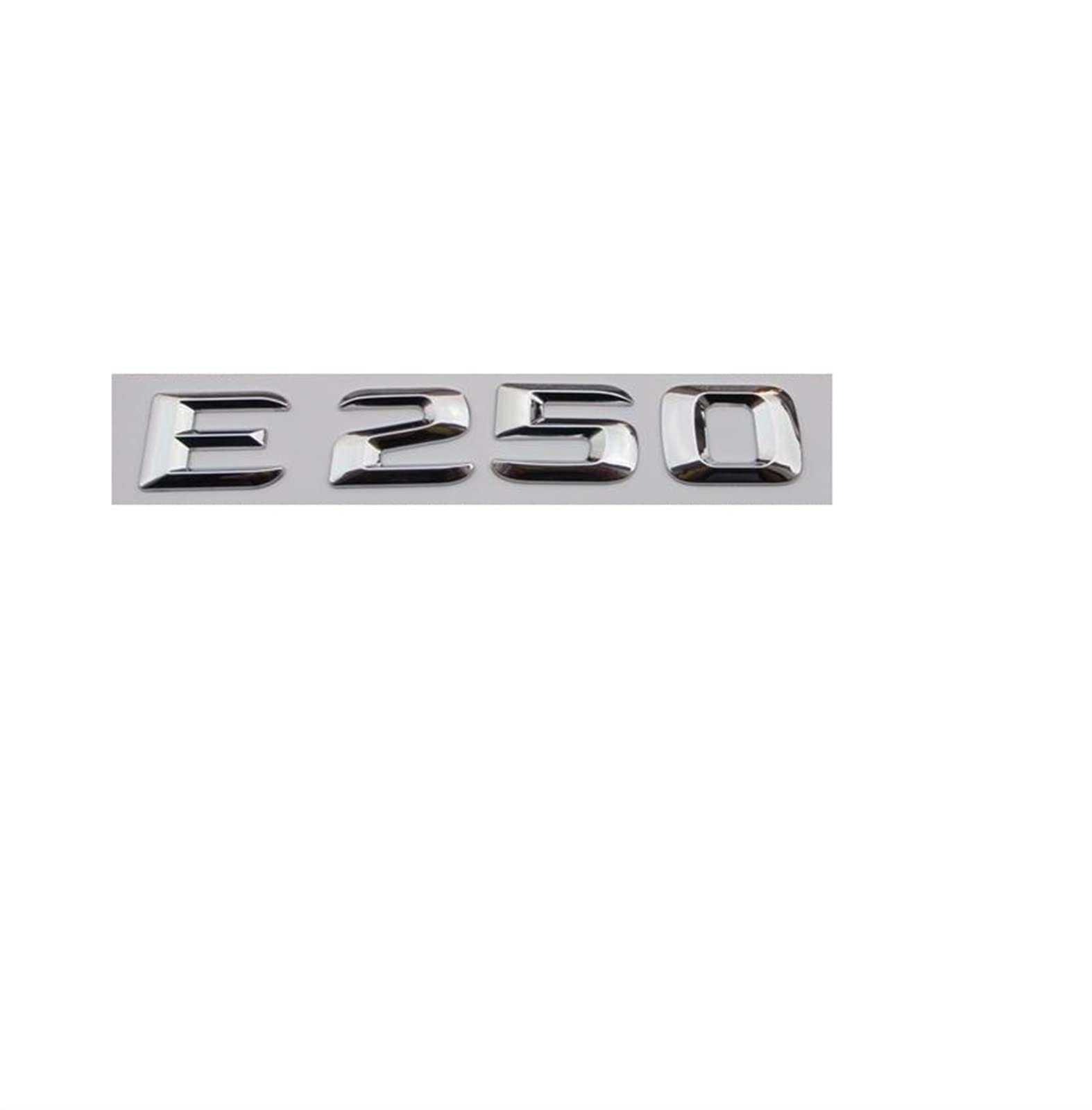Chrom E 250" CarTrunk hinten Buchstaben Wörter Nummer Abzeichen Emblem Embleme Aufkleber Aufkleber passend for Mercedes Benz E-Klasse E250 Chrom E 250" CarTrunk hinten Buchstaben Wörter Nummer Abzeichen Emblem Embleme Aufkleber Aufkleber passend for Mercedes Benz E-Klasse E250 von KARFRI